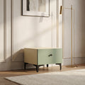 MAKWA Pastel Green Bedside with Storage by Zodiya