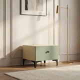 MAKWA Pastel Green Bedside with Storage by Zodiya
