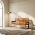 Oakmere Wooden 3 Seater Bench by Zodiya