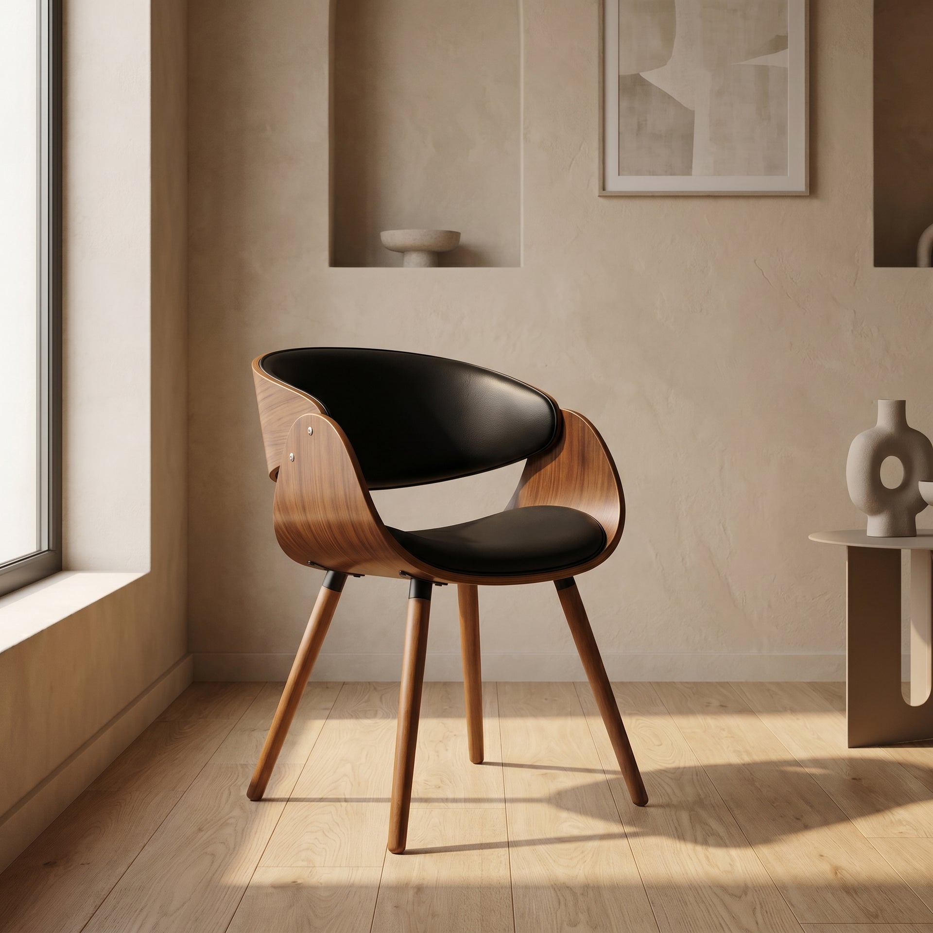 Thamrin Black Arm Chair by Zodiya
