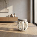 Grey Barrel Garden Stool by Zodiya