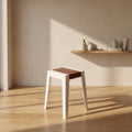 White Plastic Stool By Zodiya