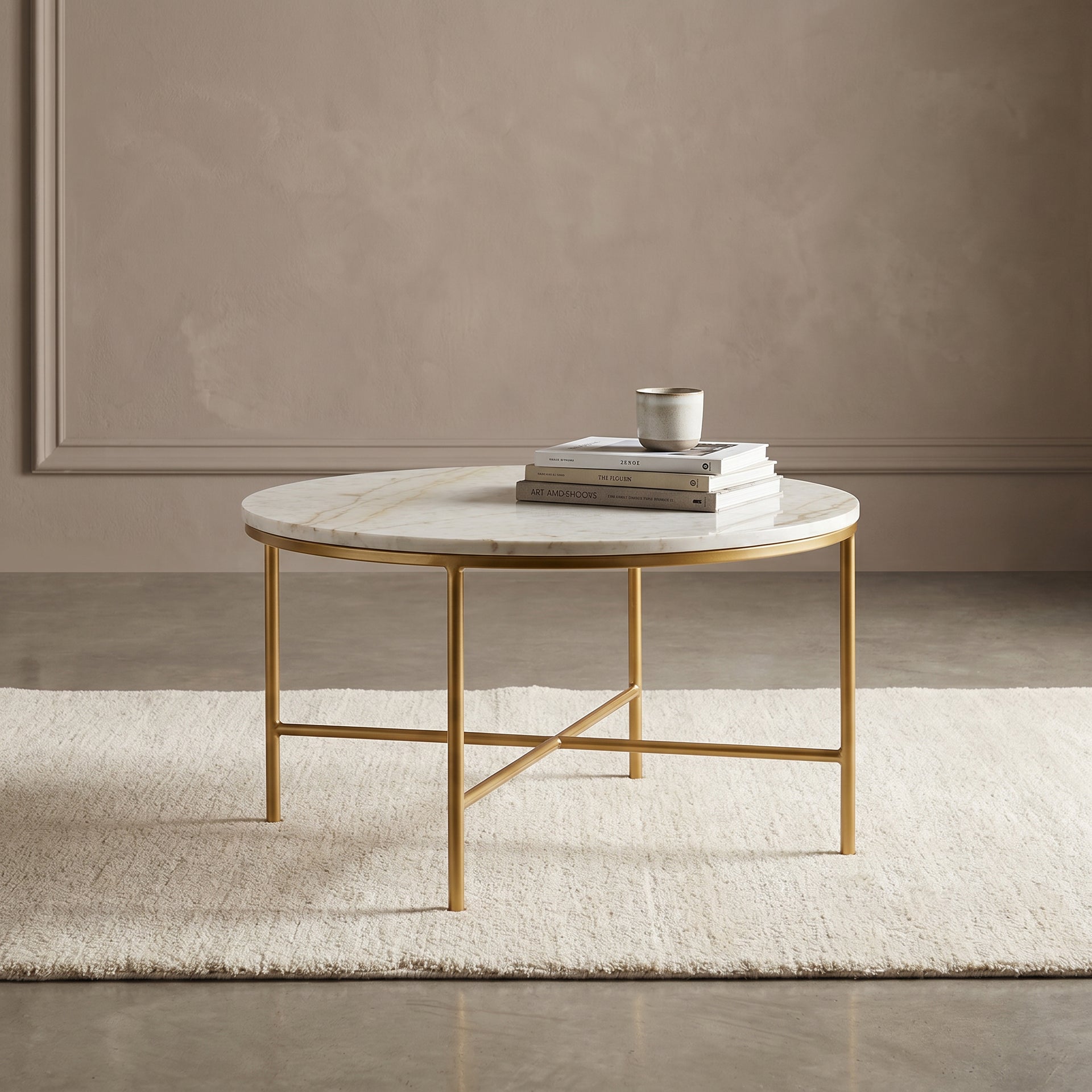 ZDY-ATP13-Side Table Mixed Gold 58.5x58.5x45