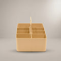 Beige Multi Organiser With 6 Compartments By Zodiya