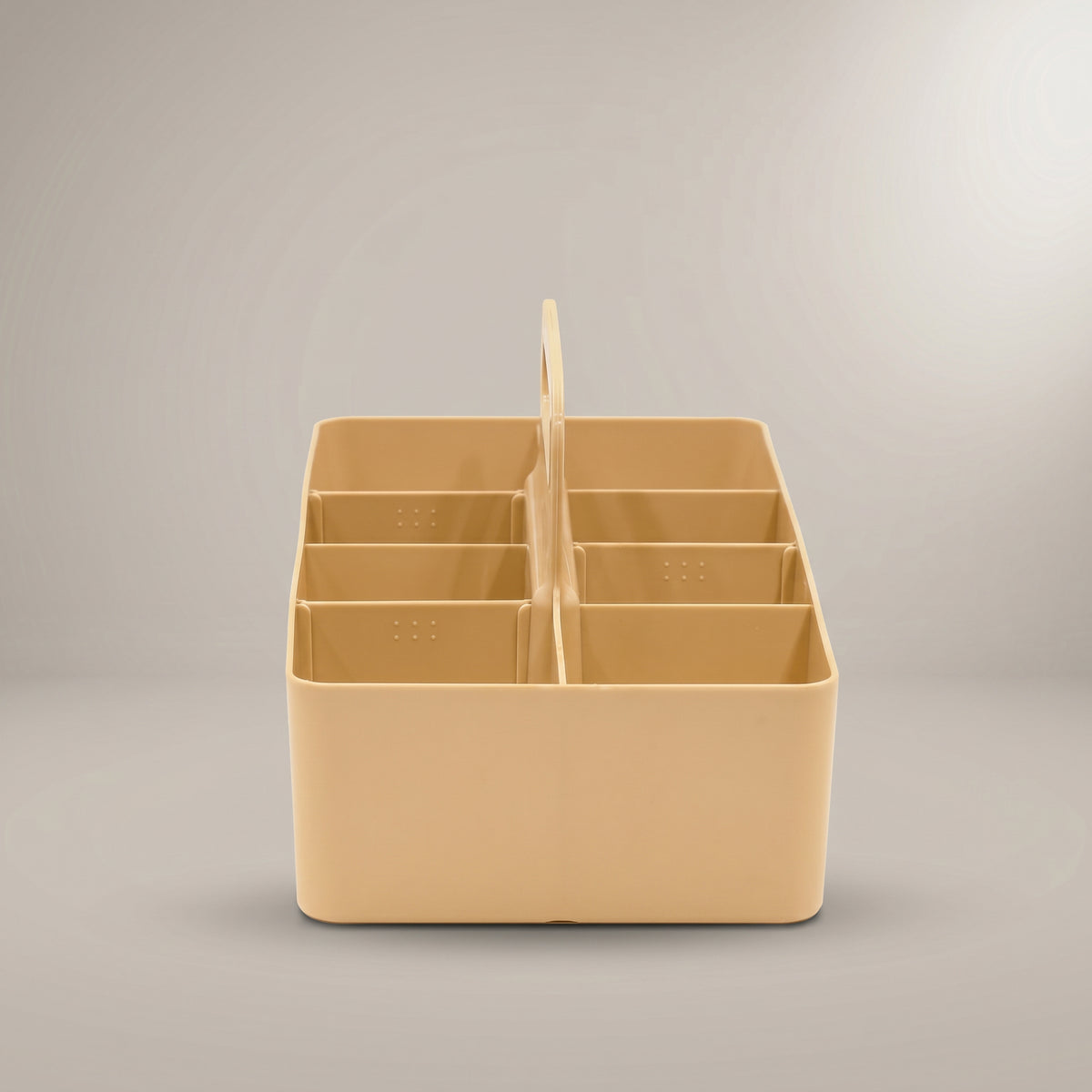 Beige Multi Organiser With 6 Compartments By Zodiya