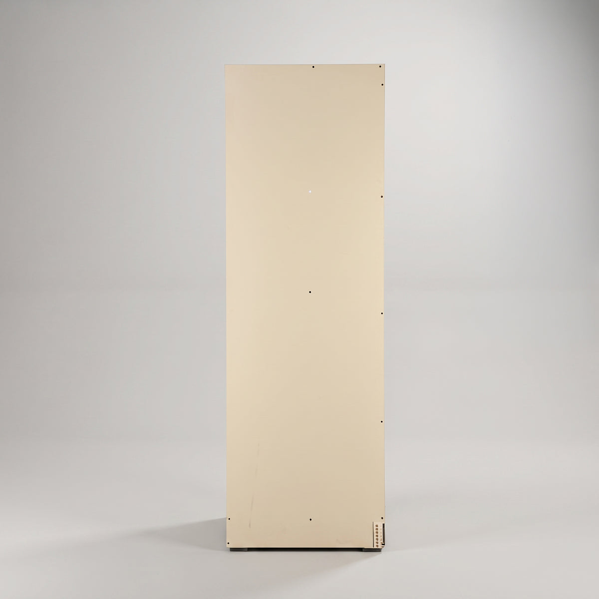 Beige Engineered Wood Tall Dressing Table with Full Length Mirror & Cabinets by Zodiya