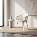 Horch White Plastic Arm Chair by Zodiya