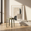 Grey Fabric Seating Stool by Zodiya