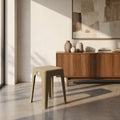 Mocha Brown Plastic Stool by Zodiya