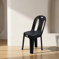 Dark Blue Plastic Chair by Zodiya