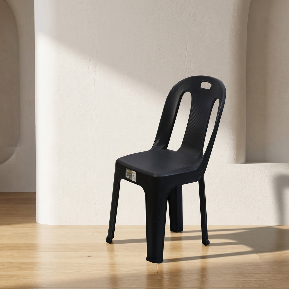 Dark Blue Plastic Chair by Zodiya