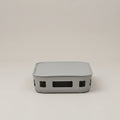 Storage Box with Lid - Grey Multi-Purpose Organizer by Zodiya