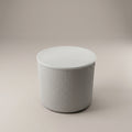 Grey Round Plastic Multipurpose Storage Basket with Lid by Zodiya