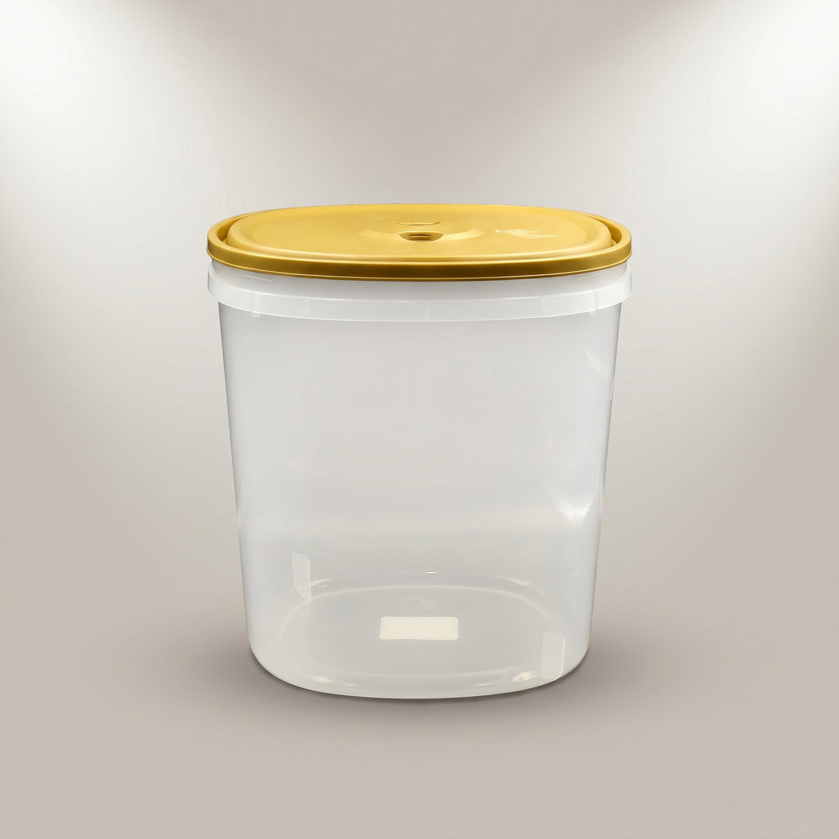 Plastic Grain Storage Box with Brown Lid by Zodiya