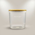Plastic Grain Storage Box with Brown Lid by Zodiya
