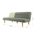 Jensen Grey Sofa Cum Bed by Zodiya