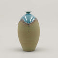 Olive Green Drip Glaze Large Ceramic Vase By Zodiya