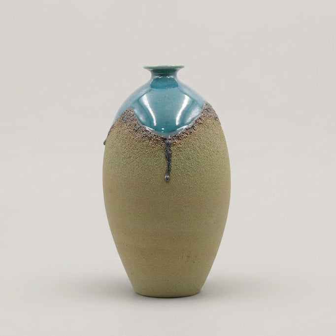Urban Blue Grey Large Ceramic Vase By Zodiya-4