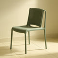 Mestia Green Plastic Dining Chair by Zodiya