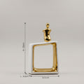White and Gold Ceramic Statue Decor by Zodiya