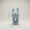Grey Ceramic Flower Vase by Zodiya