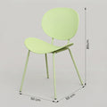 Axis Green Oval Plastic Chair by Zodiya