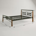 Havana Metal Queen Size Bed by Zodiya