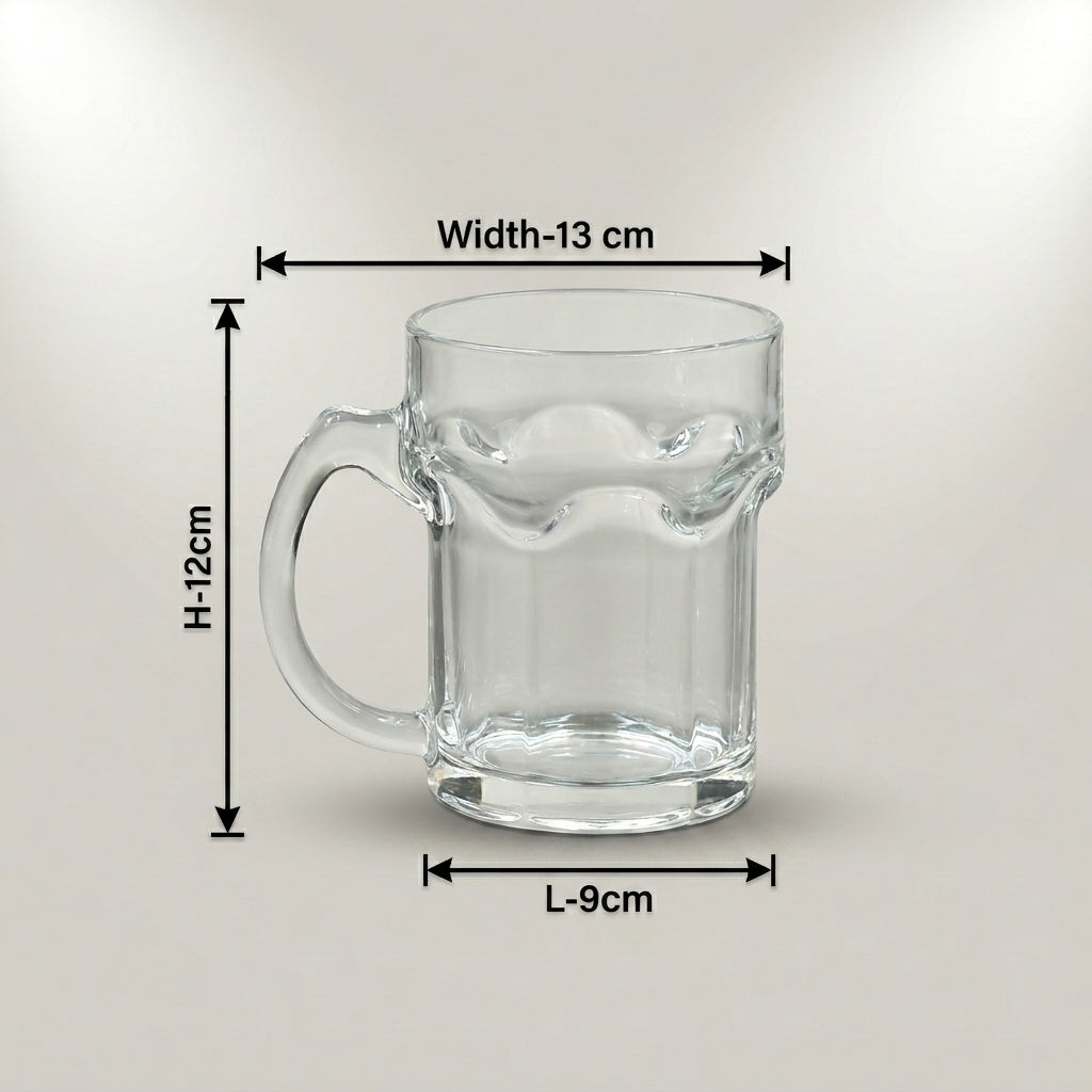 Glass Cup set of 2 by Zodiya