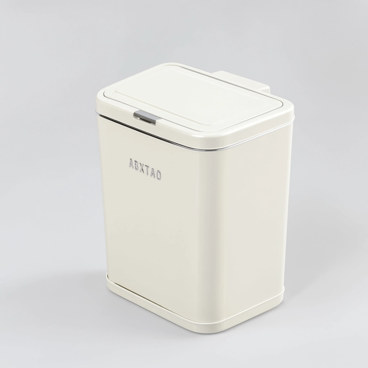 Off white Dustbin with Wheels by Zodiya