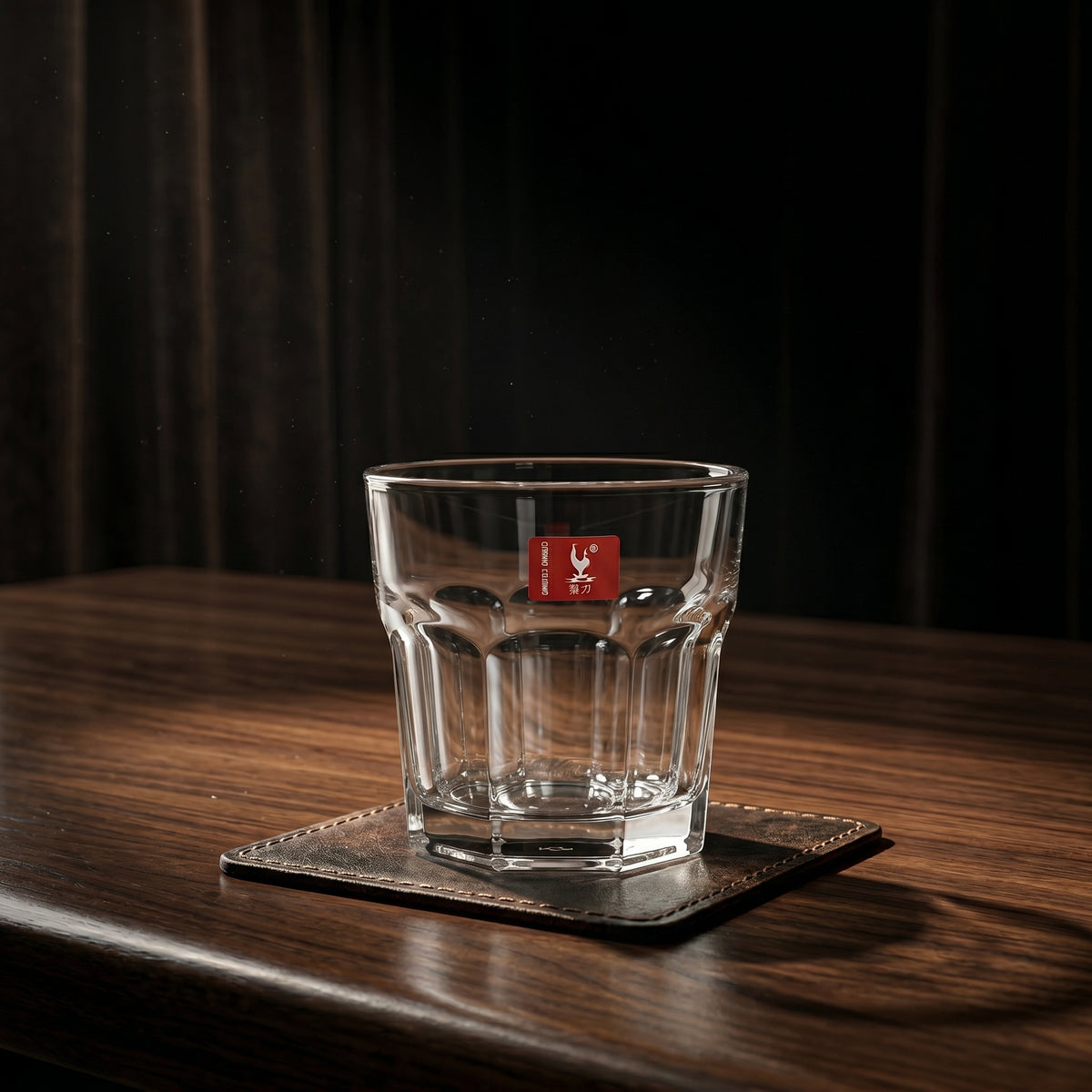 Clear Glass Cup Set of 6 by Zodiya