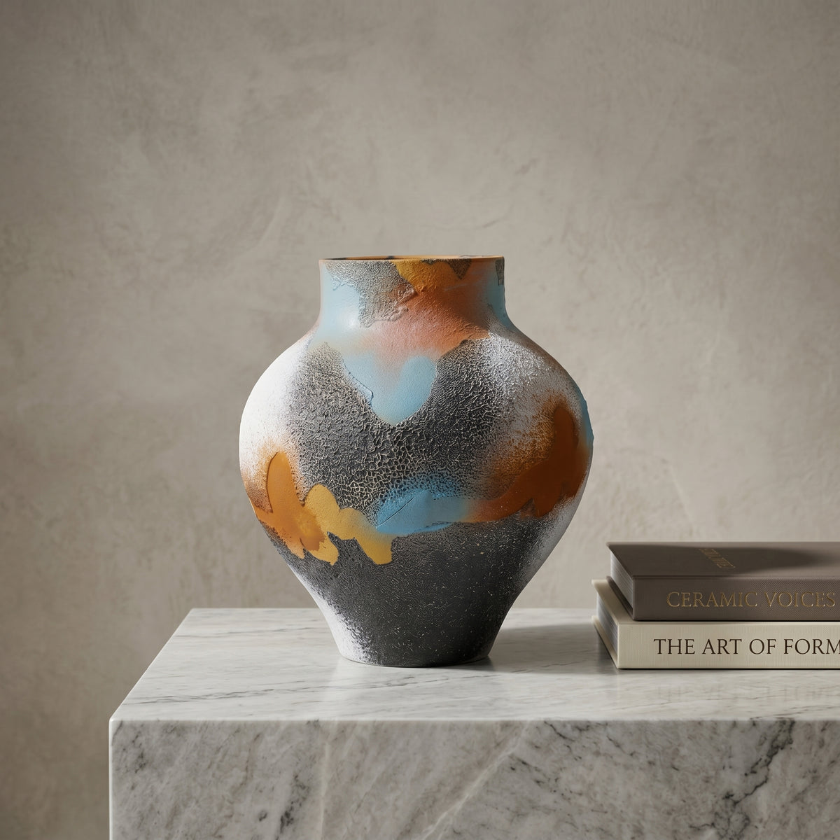 Gradient Ceramic Flower Vase (small) By Zodiya
