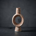Terracotta Ring Ceramic Vase By Zodiya