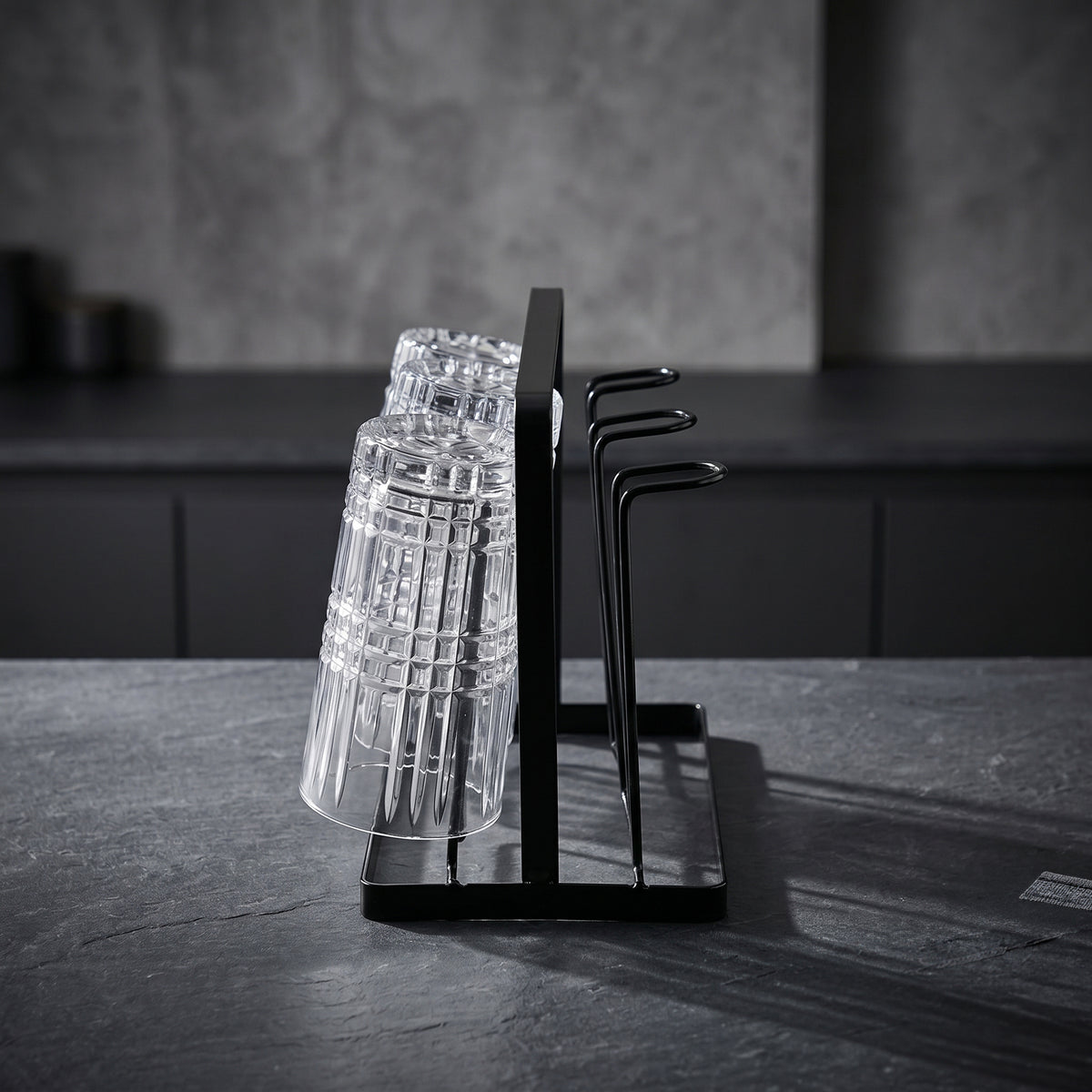 Square Metal Glass Holder By Zodiya