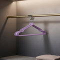 Purple Metal Cloth Hanger Set Of 10 By Zodiya