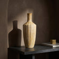Beige Large Ceramic Flower Vase By Zodiya
