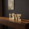 Wooden LOVE Sign Tabletop Decor by Zodiya