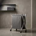 Rolling Foldable Laundry Basket by Zodiya