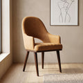 Mustard Yellow Dining Arm Chair By Zodiya