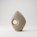 Beige Stone Ceramic Flower Vase By Zodiya
