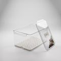 Leakproof Refrigerator Storage Box With With Lid & Removable Drain Plate By Zodiya
