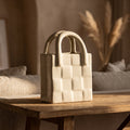 Dusky Grey Ceramic Decor Bag By Zodiya