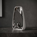 White and Silver Ceramic Decor by Zodiya