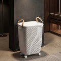 White Plastic Storage Basket by Zodiya