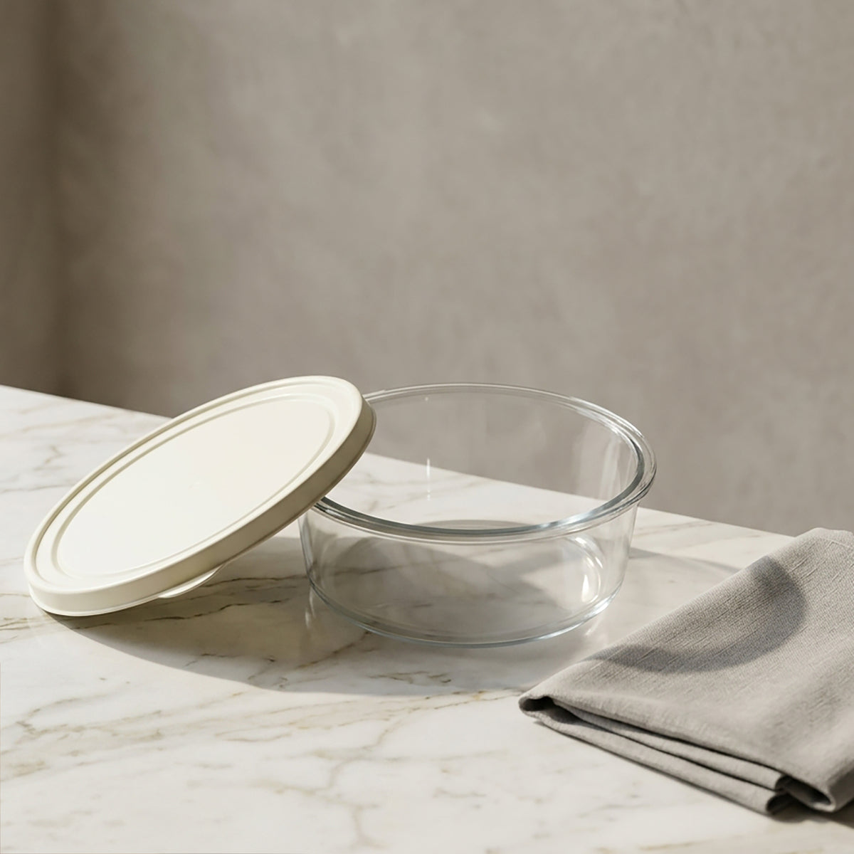 Glass Food Storage Container Box (930 ml) by Zodiya