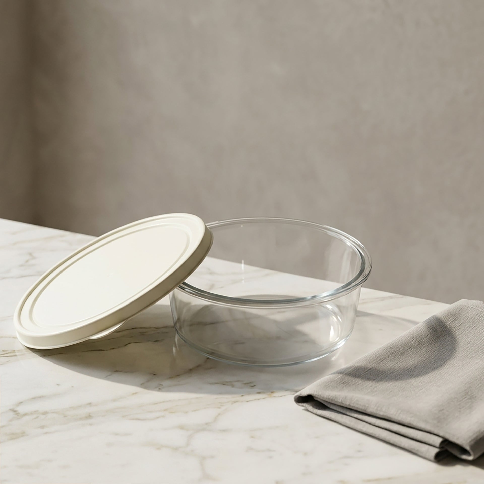 Glass 930 ml Food Can by Zodiya