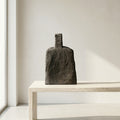 Black Stone Ceramic Flower Vase By Zodiya
