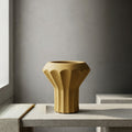 Yellow Ceramic Flower Vase by Zodiya