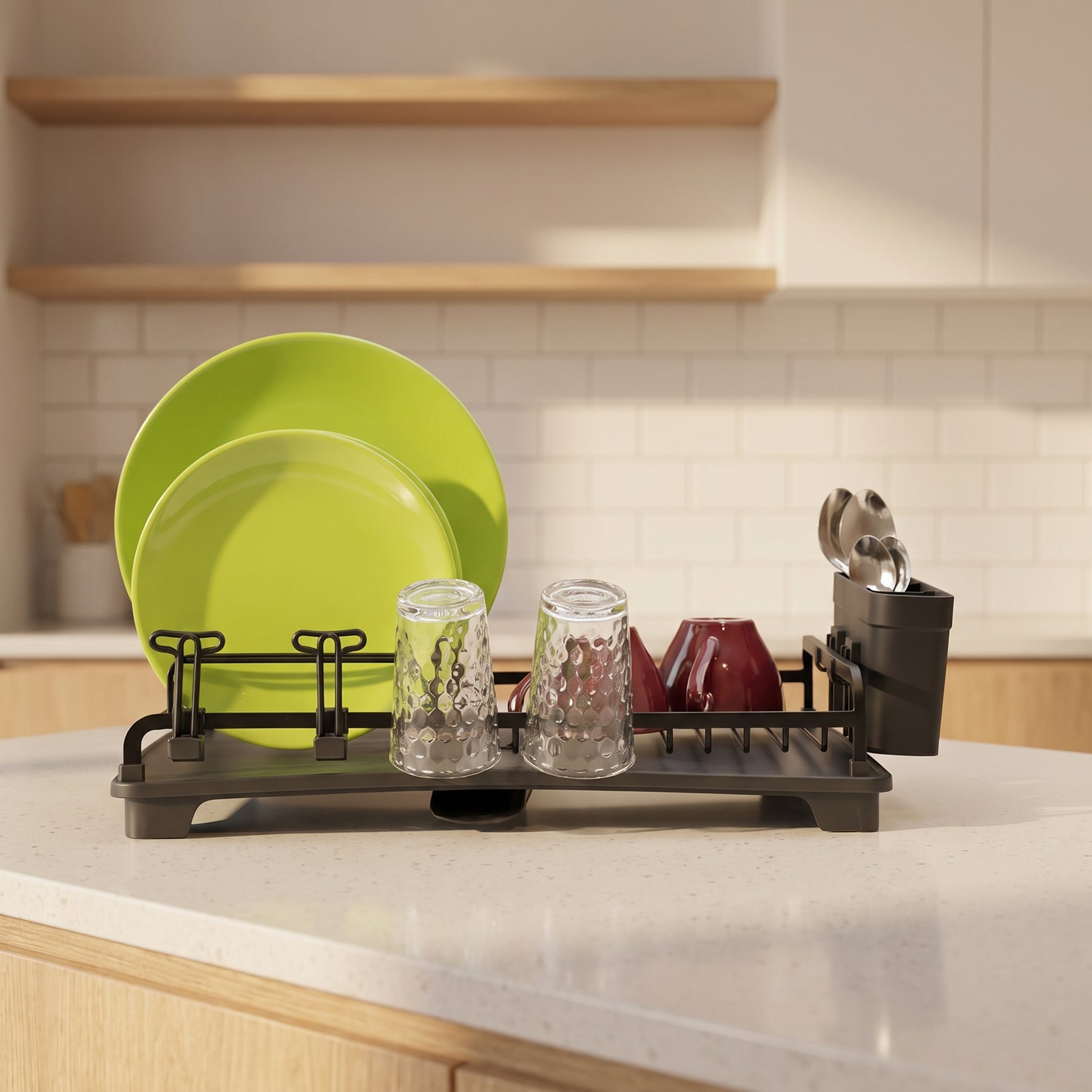 Black Plastic Dish Rack by Zodiya-1