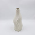 Beige Stone Ceramic Flower Vase (small) By Zodiya