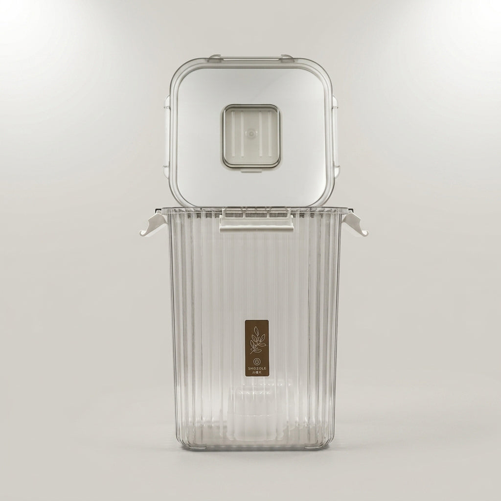 White Large Grain Storage Box by Zodiya
